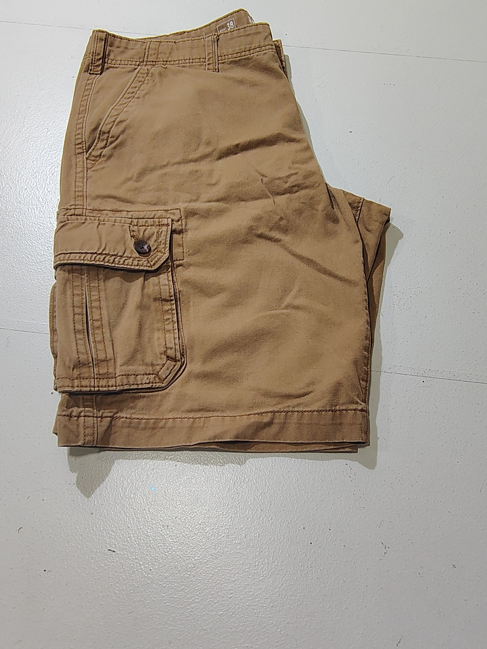 Urban Pipeline Cargo Shorts Men Size 38 Tan Thick Cotton Utility Outdoor - Picture 11 of 11